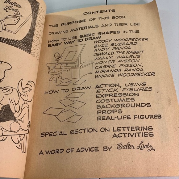Vintage 1958 Walter Lantz
Woody Woodpecker 
Easy Way to Draw
Paperback #1416 - Picture 4 of 8